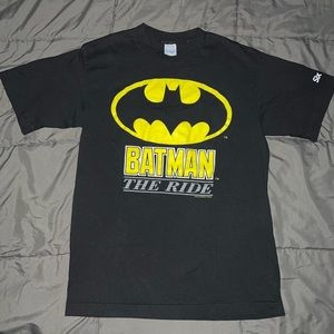 Vintage 90s Batman The Ride Six Flags 1994 T Shirt